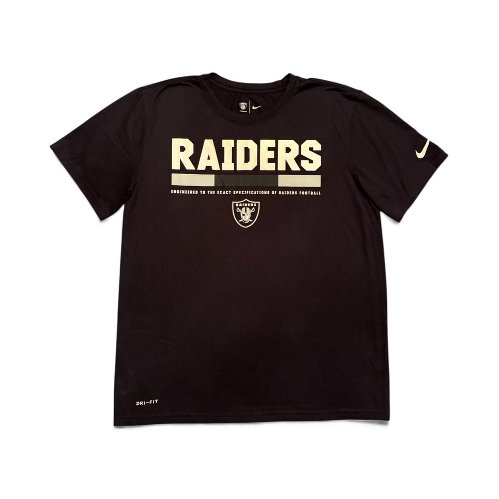 Nike NFL Raiders Dri-Fit Training Tee – Size M – Black